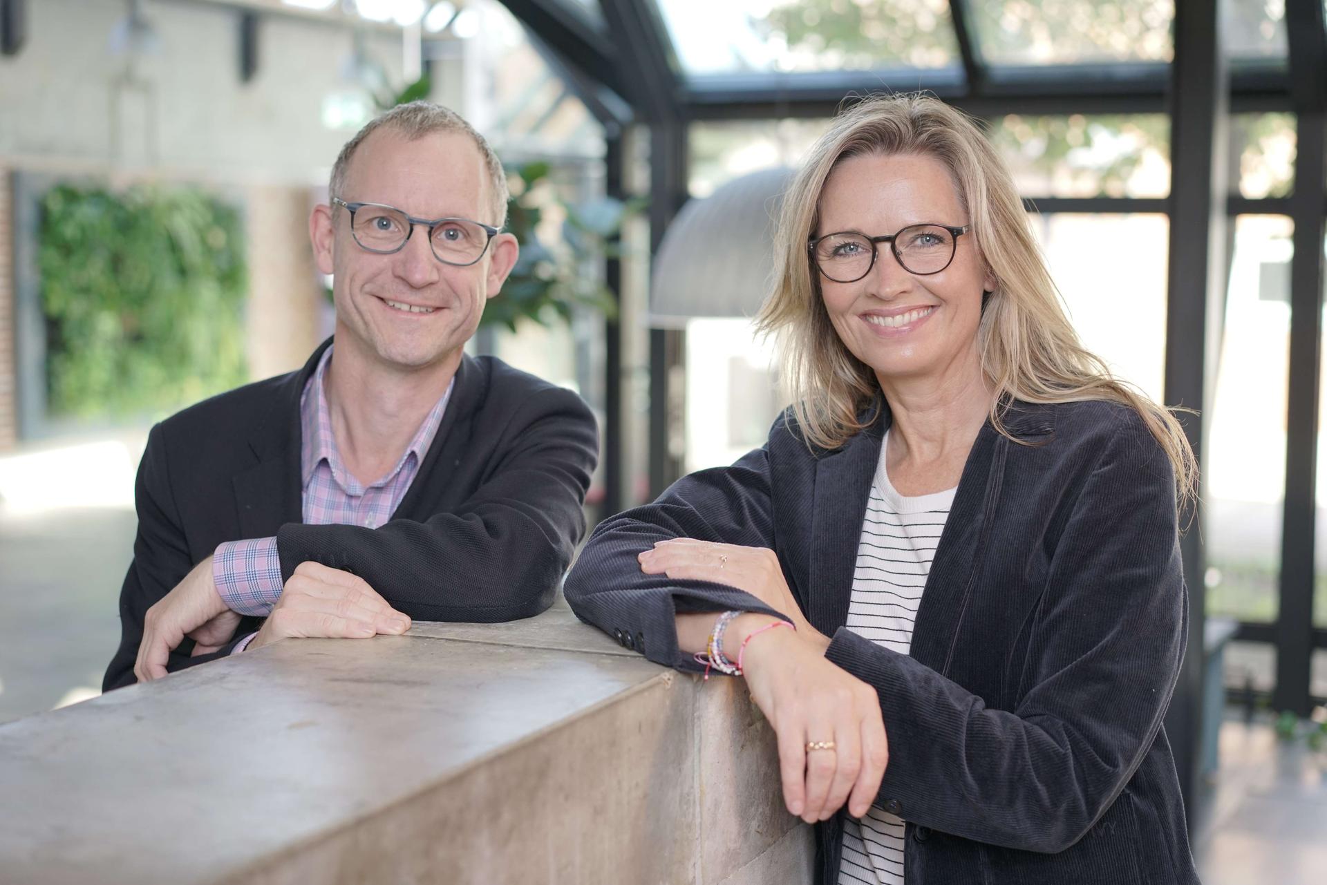 Institutleder Trine Schultz og viceinstitutleder Sten Bønsing 